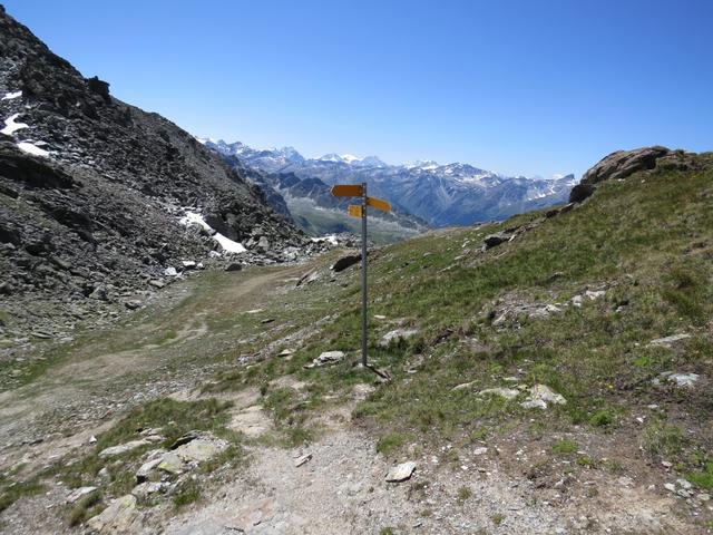 wir haben den Pas du Boeuf 2817 m.ü.M. erreicht