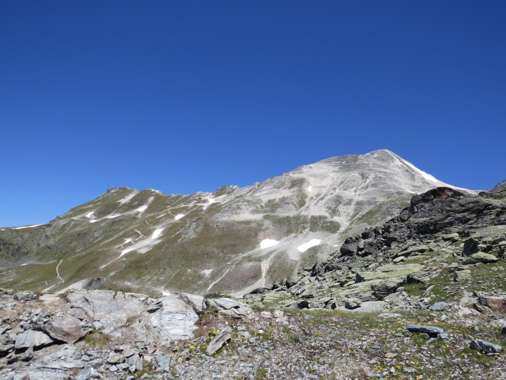 Blick zurück zum Rothorn und Bella Tola