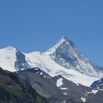 Bishorn und Weisshorn herangezoomt