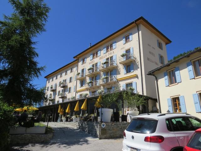 das sehr schöne Hotel "Bella Tola" in St.Luc