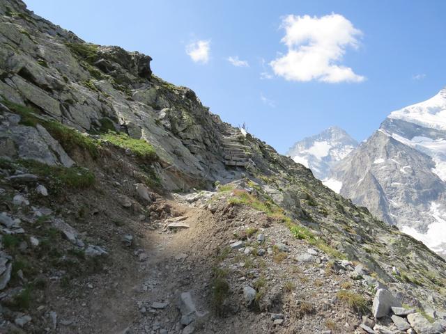 nach dem Ausläufer vom Besso ist der Weg nicht mehr ausgesetzt