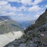 das ganze Val d'Anniviers liegt uns zu Füssen