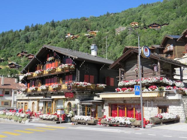 in Vissoie haben wir im schönem Hotel "Au Manoir d'Anniviers" unser Hotelzimmer bezogen