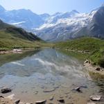 beim Lac d'Arpitetta mit Blick zum Glacier de Moming