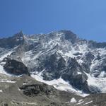 Blick auf die Westwand des Weisshorns