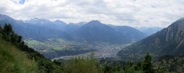 schönes Breitbildfoto vom Rhonetal. Bei Breitbildfotos nach dem anklicken immer auf Vollgrösse klicken