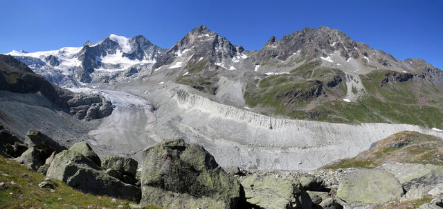 sehr schönes Breitbildfoto vom Glacier de Moiry