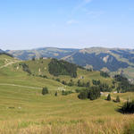 schönes Breitbildfoto mit Blick auf die Riggisalp