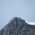 Blick hinauf zum Titlis mit seiner Sendeanlage