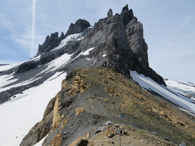 Blick auf die Schlossberglücke und Gross Spannort