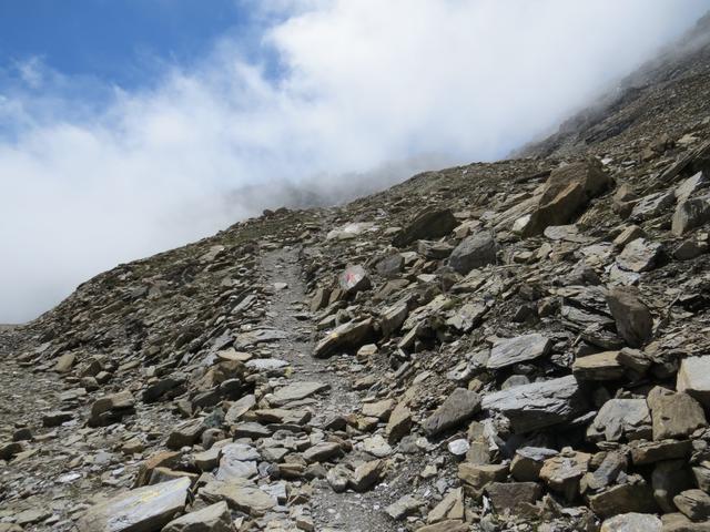 der Weg ist immer gut ersichtlich und markiert