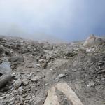 kurz vor dem erreichen des Col des Becs de Bosson