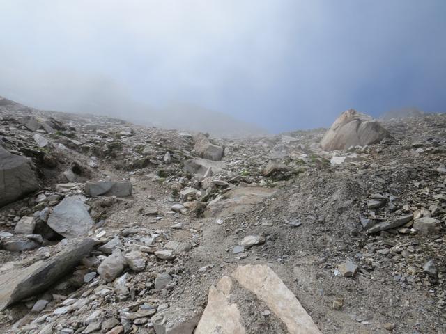 kurz vor dem erreichen des Col des Becs de Bosson