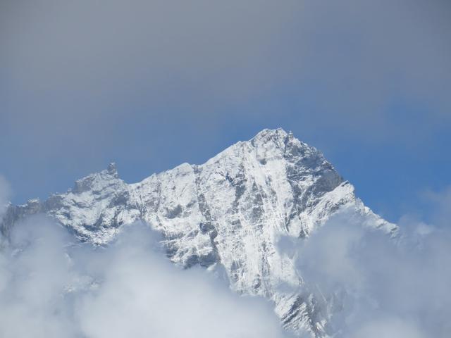 Blick zum Weisshorn mit dem Grand Gendarme