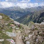 bei Punkt 2670 m.ü.M. endet der Höhenweg abrupt