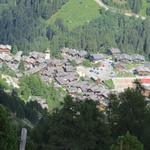 bequem schweben wir von Bendolla hinab nach Grimentz. Eine schöne Wanderung geht zu Ende