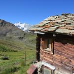 wir haben die Alphütte bei Combautanna 2578 m.ü.M. erreicht. Hier legen wir eine kurze Pause ein