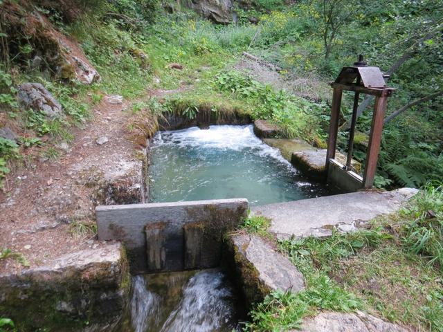 bei der Wasserfassung