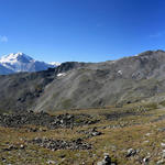 sehr schönes Breitbildfoto vom Grat aus aufgenommen, mit Blick Richtung Augstbordhorn