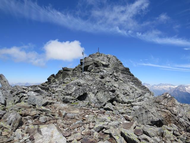 ... den Gipfel des Dreizehntenhorns 3052 m.ü.M...