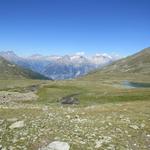 Blick auf die Mulde von Seefeld mit seinen Seen