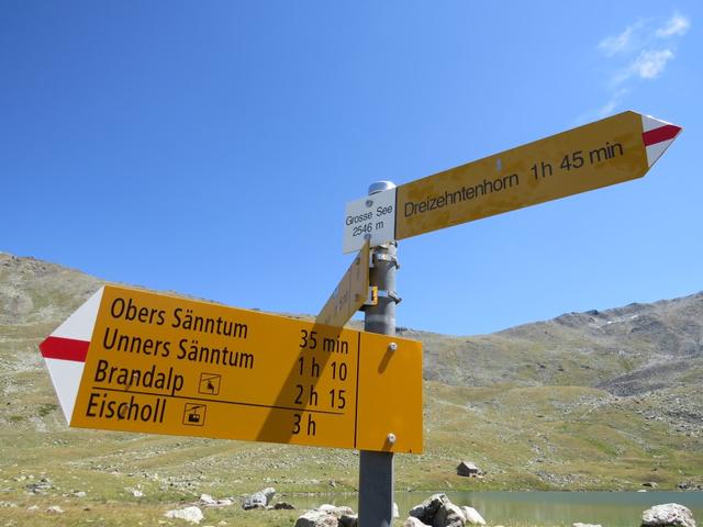 weiter geht unsere Wanderung Richtung Obers Sänntum