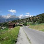 auf dem Weg zum Hotel Bürchnerhof