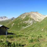 schönes Breitbildfoto der Alp Nursin. Bei Breitbildfotos danach immer noch auf Vollgrösse klicken