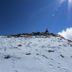 Blick zurück zum Innere Barrhorn. Der höchste Berg den wir je erklommen haben