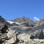 Blick hinauf zum Glacier de Prafleuri