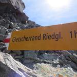 wir haben die Weggabelung direkt unterhalb des Mittelberg bei Punkt 2562 m.ü.M. erreicht