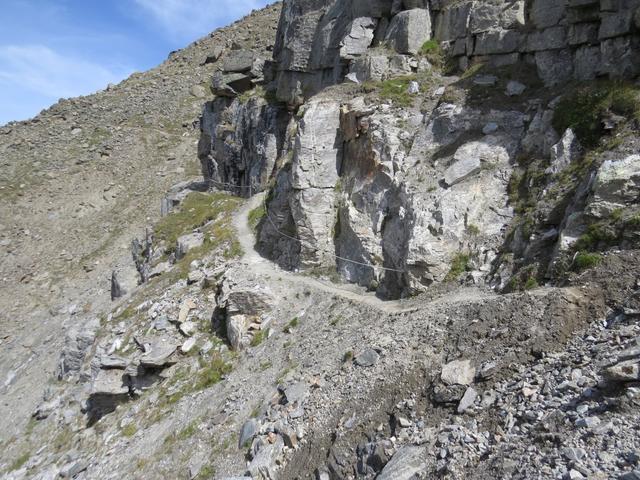 Blick auf den zurückgelegten Weg