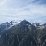 ebenso das Zinalrothorn und das Weisshorn