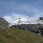 eindrücklich wie der Hohberggletscher über den geschliffenen Fels lappt