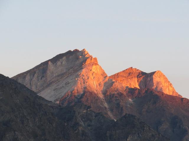 Blick zu den Barrhörner. Dort oben sind wir auch schon gestanden