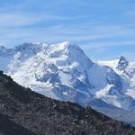 Blick zum Breithorn und Klein Matterhron