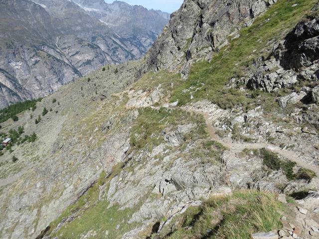 auf einfachem Wanderweg zur Europahütte