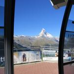 weiter geht unsere Fahrt mit der Gondelbahn hinauf zur Bergstation Blauherd 2571 m.ü.M.