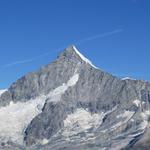 Blick zum Weisshorn 4506 m.ü.M.