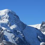 Blick zum Breithorn 4177 m.ü.M. und Klein Matterhorn 3883 m.ü.M.