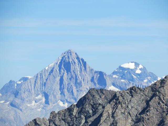 Blick zum Bietschhorn und Breithorn