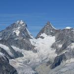Blick zur Dent Blanche, Ober Gabelhorn und Wellenkuppe