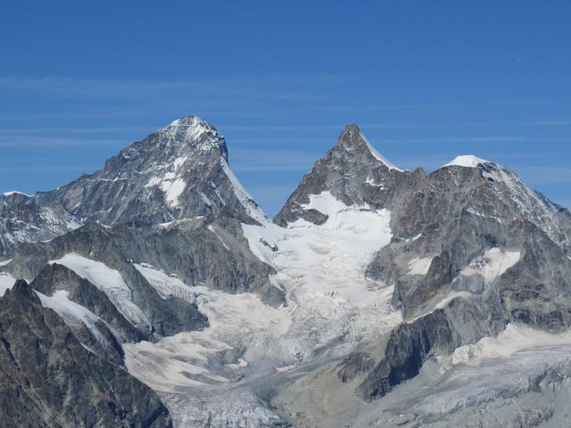 Blick zur Dent Blanche, Ober Gabelhorn und Wellenkuppe