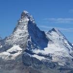Blick zum Matterhorn und Dent d'Hérens