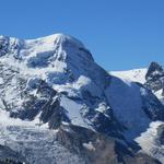 Blick zum Breithorn und Klein Matterhorn