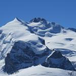 Blick zum Monte Rosa Nordend und zur Dufourspitze