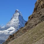 wie ein Diva schiebt sich das Matterhorn ins Rampenlicht