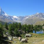 die Seen der Findelalp dienen häufig als Vordergrundmotiv für die wandernden Fotografen...