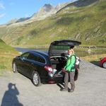 beim grossen Parkplatz auf dem Oberalppass 2044 m.ü.M.