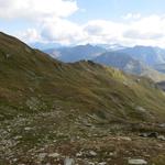 bei der Martschallücke 2684 m.ü.M., biegen wir rechts ab...